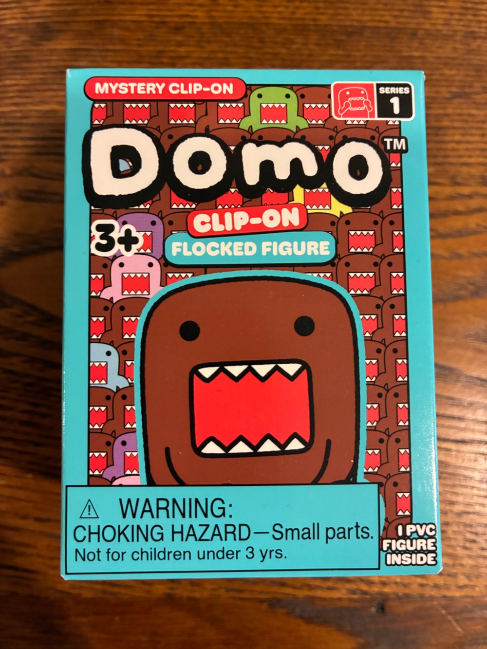 Domo Clip-On Flocked Figure - Brown & Red
